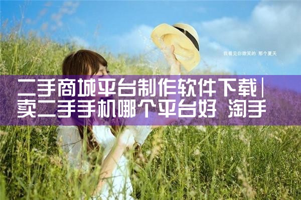二手商城平台制作软件下载